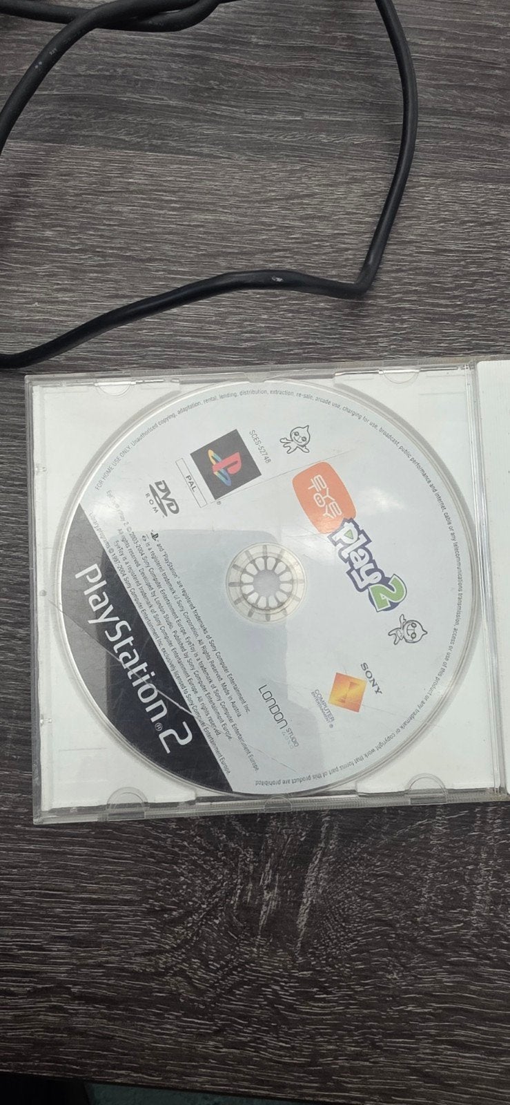 PlayStation 2 EyeToy met camera en spel, Ophalen of Verzenden, Met 1 controller, Zilver, Gebruikt
