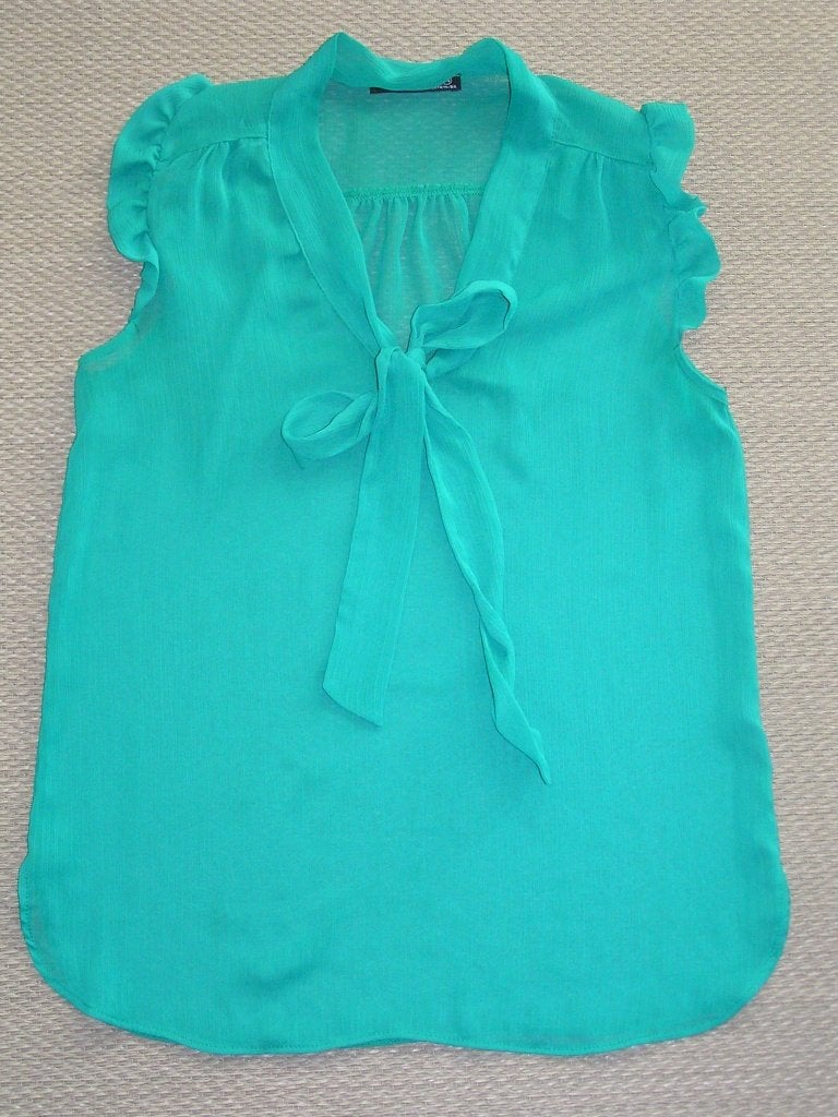 Organza flessengroene top maat XS., Ophalen of Verzenden, Nieuw, Maat 34 (XS) of kleiner, Groen