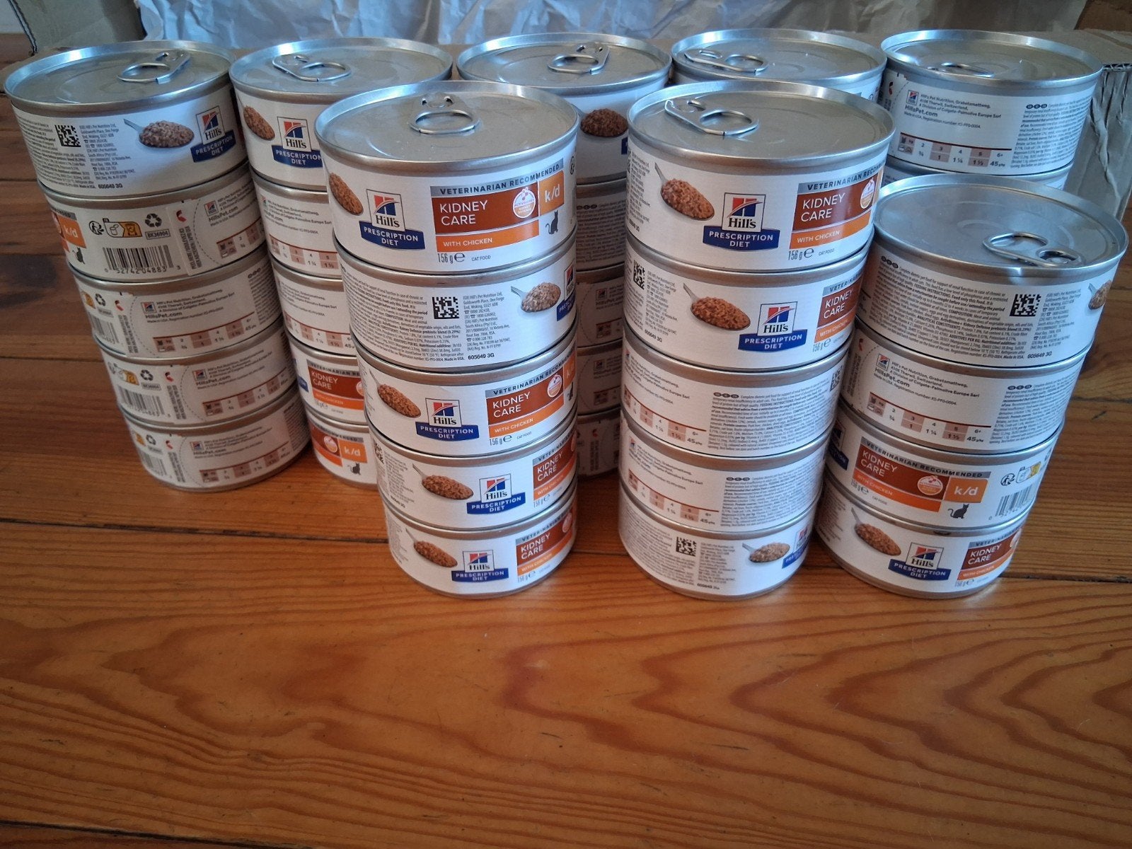 Hill's K/D paté 39 Blikjes kip smaak 156 gram hills pate, Ophalen of Verzenden, Kat