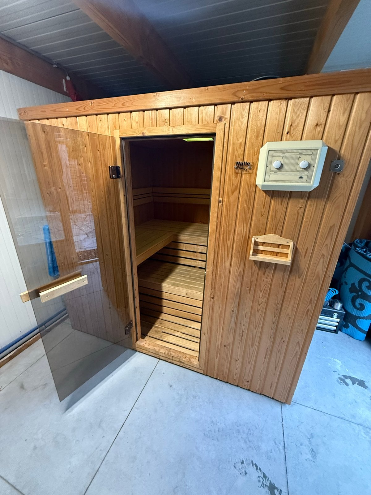 Complete Finse Sauna - Zo goed als nieuw, Ophalen of Verzenden, Zo goed als nieuw, Fins of Traditioneel, Complete sauna