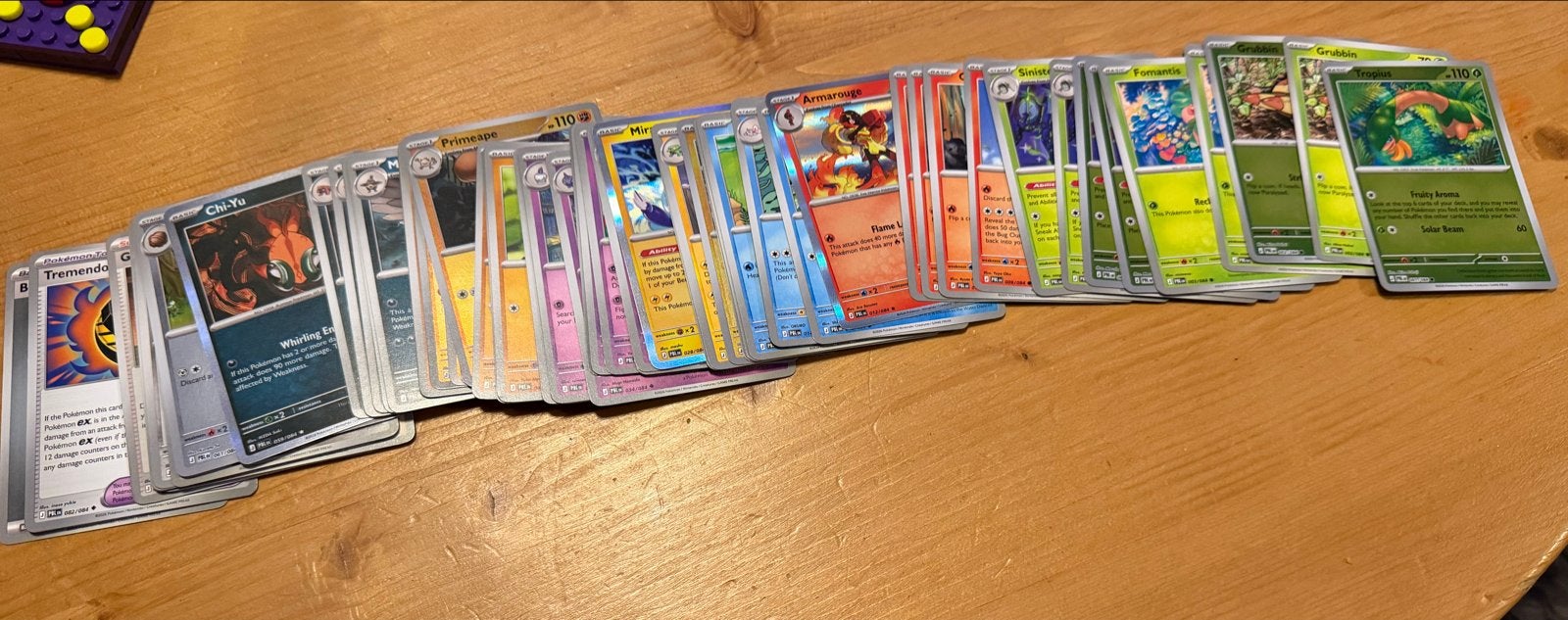 Diversen PitchBlack Pokémon kaarten - Chi-Yu, Armarouge, Gru, Ophalen of Verzenden, Gebruikt, Meerdere kaarten