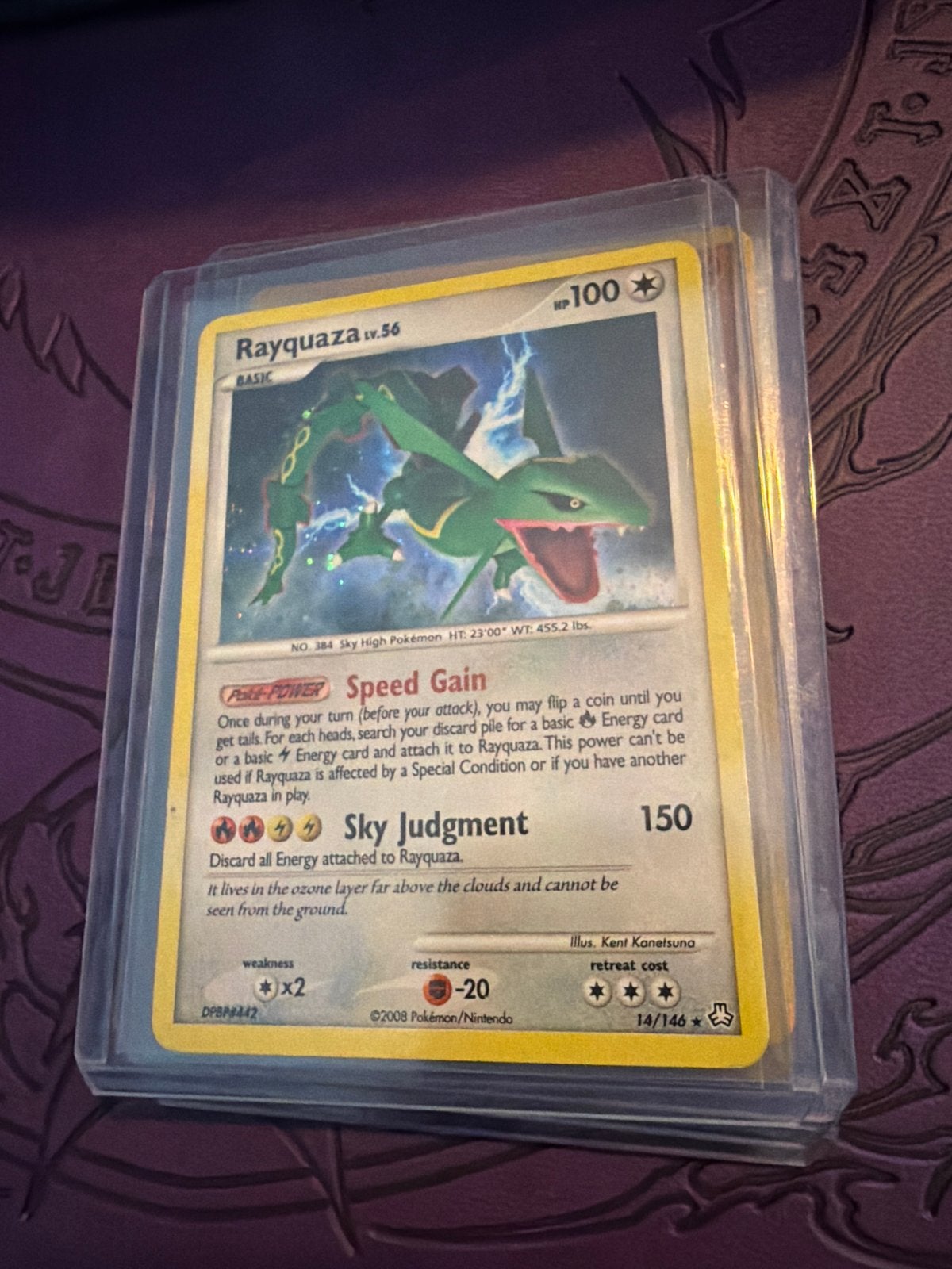 Pokémon Kaart Rayquaza Lv.56 (2008) - Zeldzaam, Ophalen of Verzenden, Losse kaart