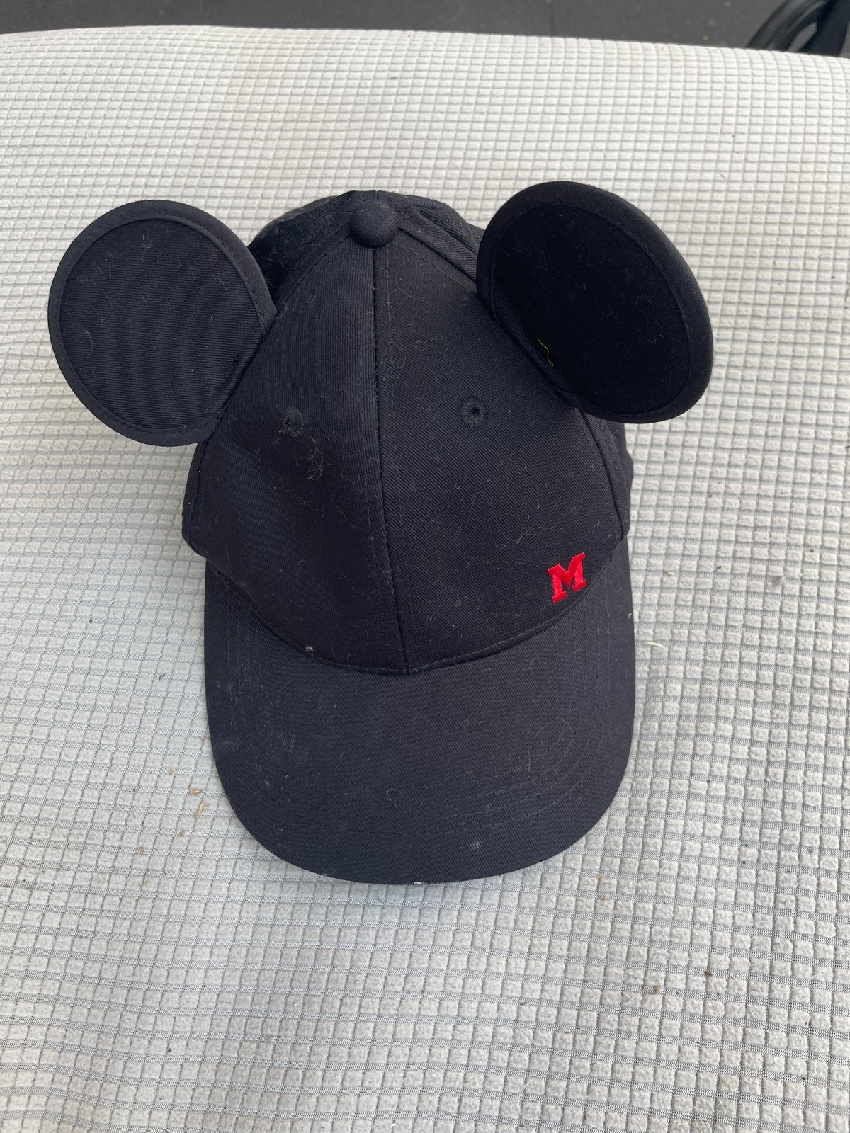 Zwarte Mickey Mouse Pet met Oren, Ophalen of Verzenden, Gedragen, One size fits all, Pet