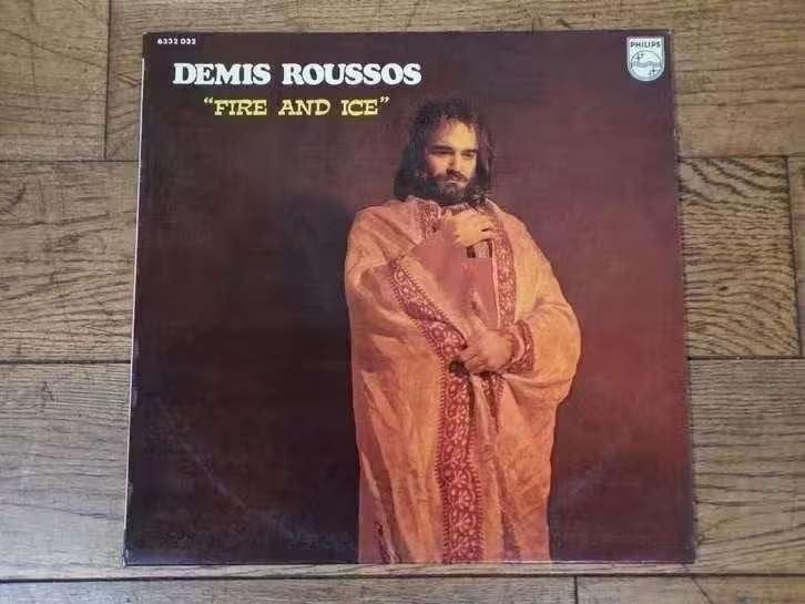 LP Demis Roussos ‎- Fire And Ice 6332 032 Elpee Vinyl, LP, Ophalen of Verzenden, Zo goed als nieuw, 12 inch