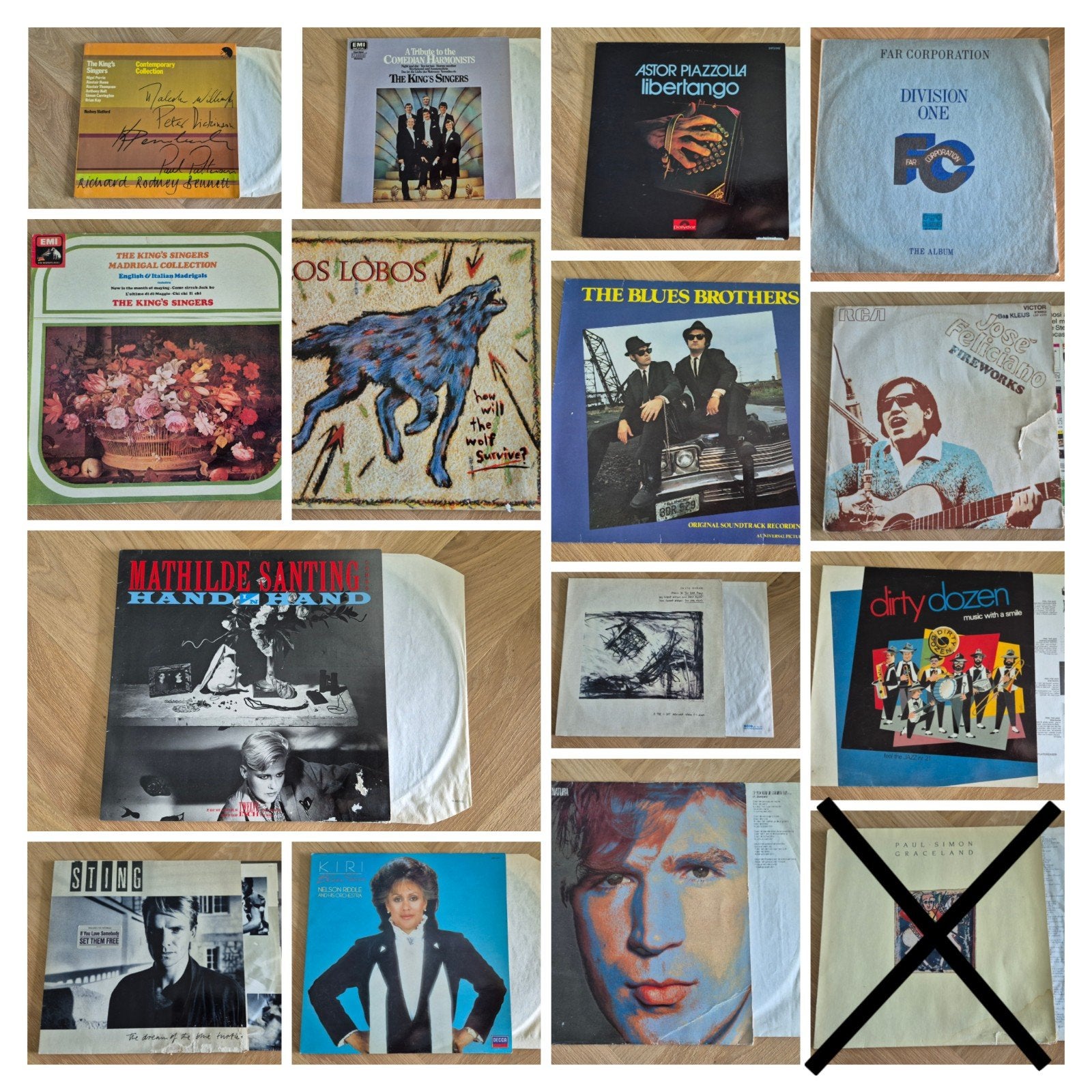 Verschillende lp's (Sting/Blues Brothers/Santing/Boeijen), Ophalen of Verzenden, Gebruikt
