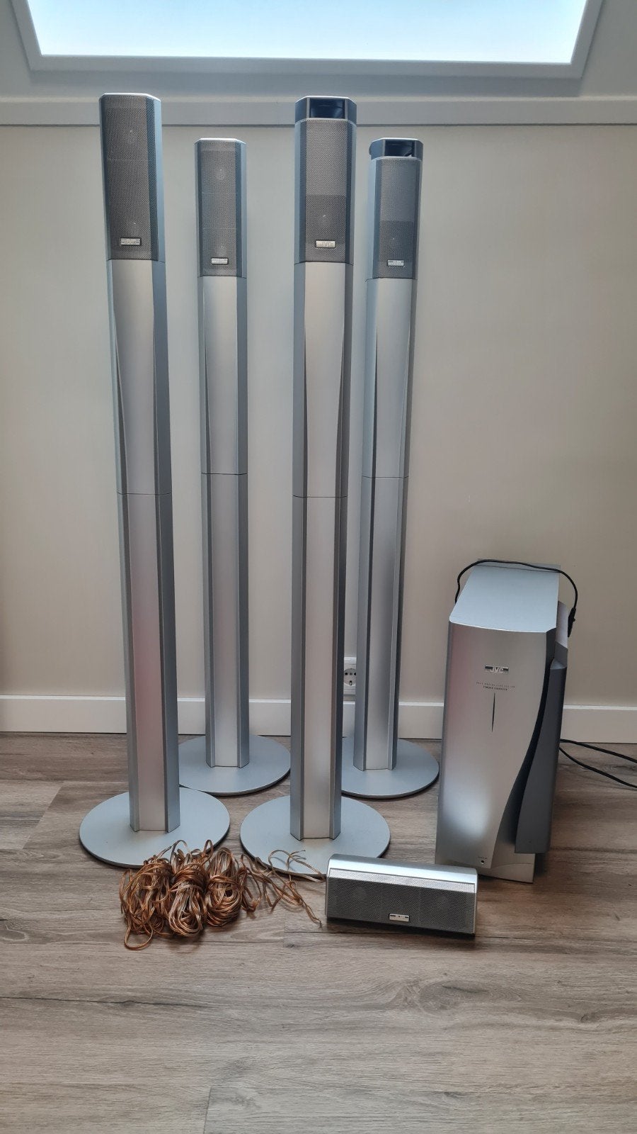 JVC Home Cinema luidsprekerset, Ophalen of Verzenden, 5.1-systeem, JVC, Dvd-speler