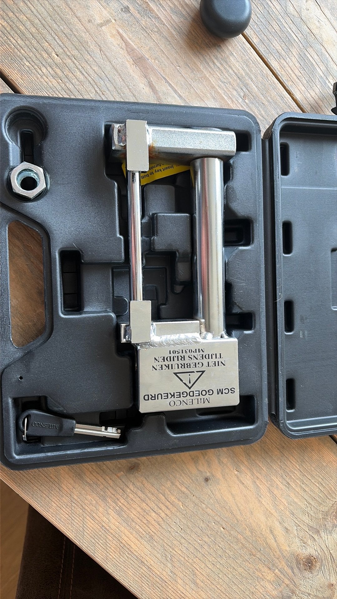 Milenco Compact SCM Goedgekeurd Disselslot, Caravans en Kamperen, Ophalen of Verzenden, Gebruikt
