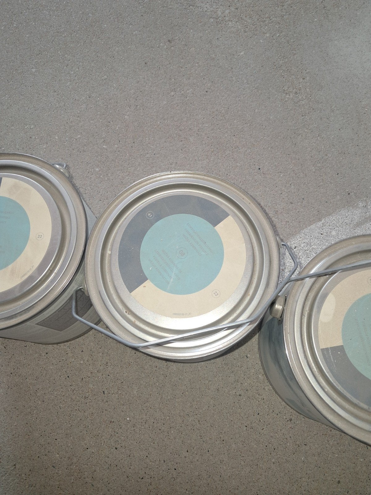 Licht blauwe verf, Ophalen, Blauw