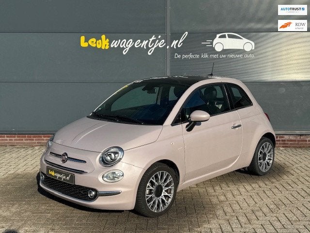 Fiat 500 1.0 Hybrid Star *carplay *climate *cruise *16 inch, Voorwielaandrijving, Gebruikt, Zwart, Overige kleuren