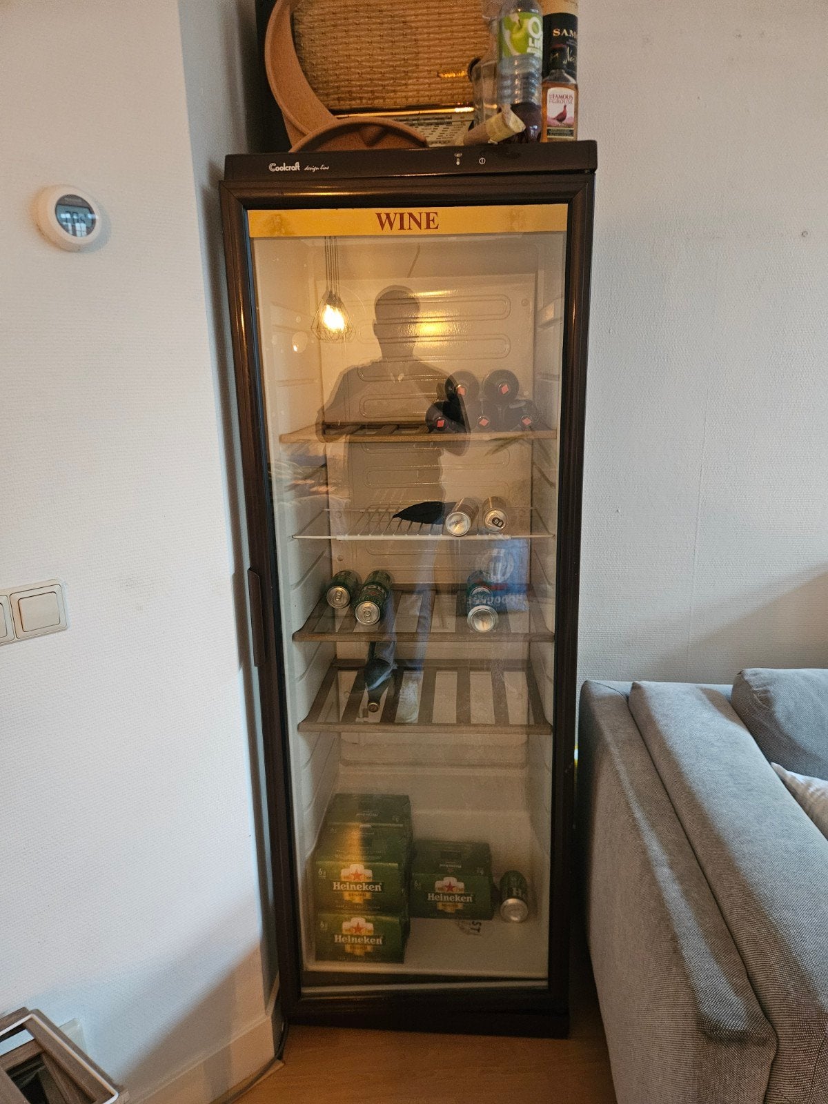 Cookcraft Wijnkoelkast - Perfect voor wijn en dranken, Ophalen, 150 tot 200 liter, 160 cm of meer, 45 tot 60 cm