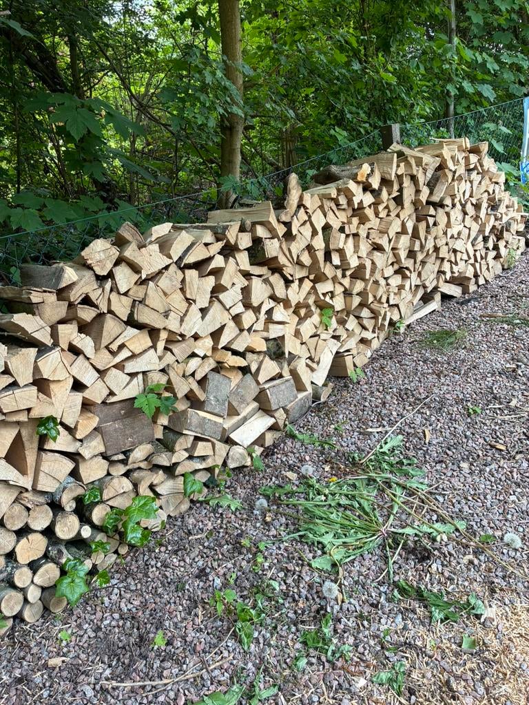 Esdoornhout brandhout - 1m³ €100,- per kuub, Tuin en Terras, Haardhout, 3 tot 6 m³, Ophalen, Overige houtsoorten, Blokken