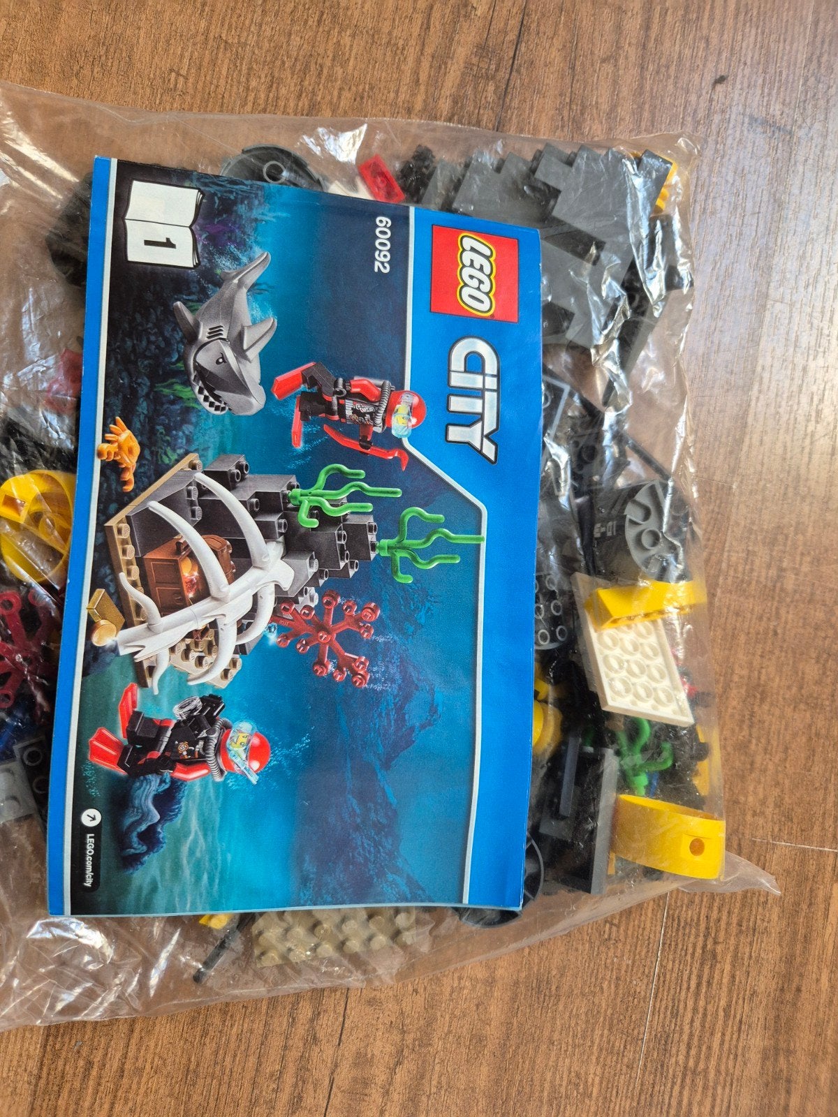 Lego City 60092 Diepzee Onderzeeër - Complete set, Compleet, City, Lego, Ophalen of Verzenden