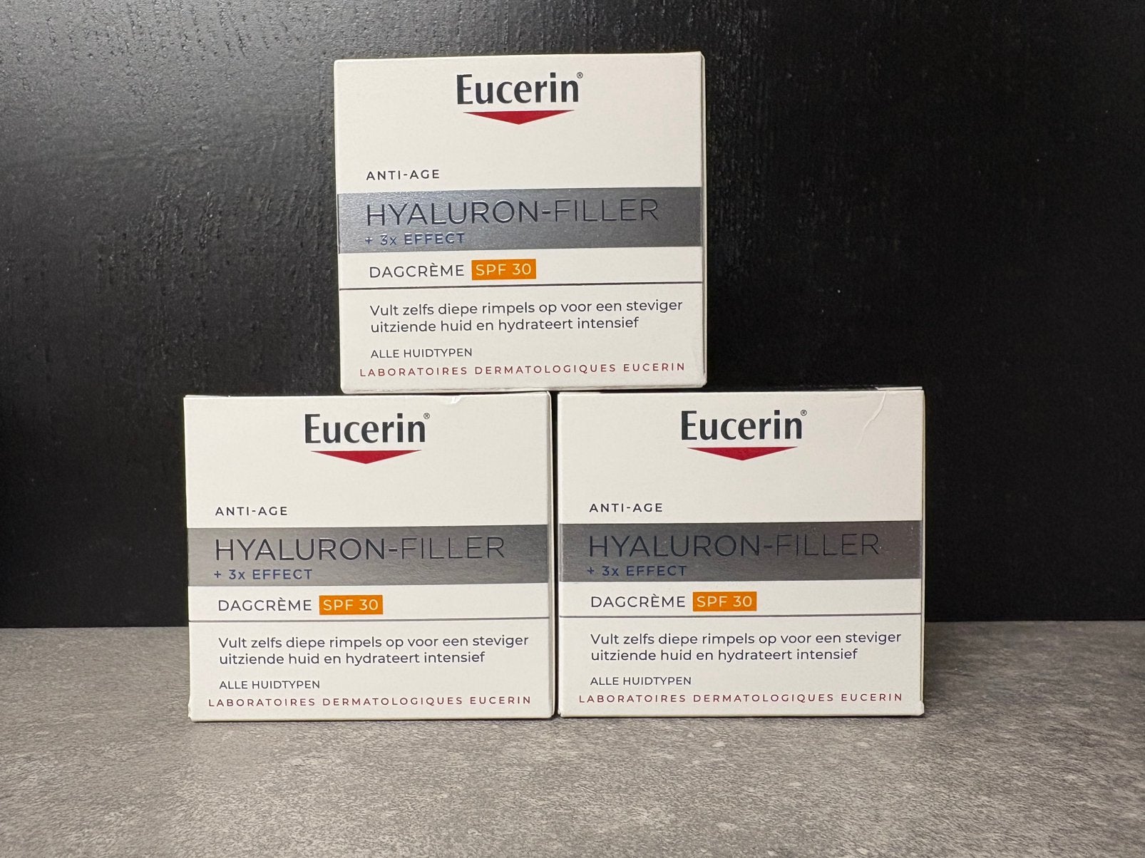 Eucerin Hyaluron filler dagcreme SPF 30, Ophalen of Verzenden, Nieuw, Zonnebrand of After Sun
