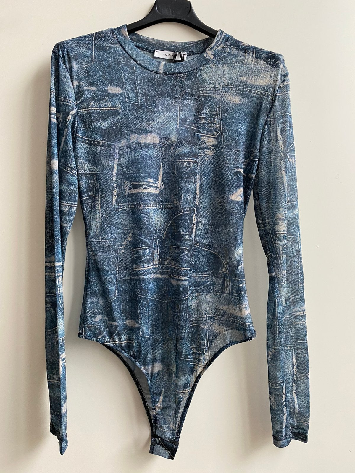 LUMINA mesh body jeansblauw of grijs mt TU, Prato, Italie, -, Nieuw, Ophalen of Verzenden