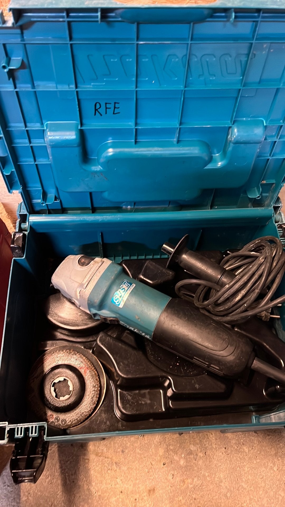 Makita Haakse Slijper GA5040c, Ophalen of Verzenden, Zo goed als nieuw, 1000 watt of meer, Haakse handslijpmachine