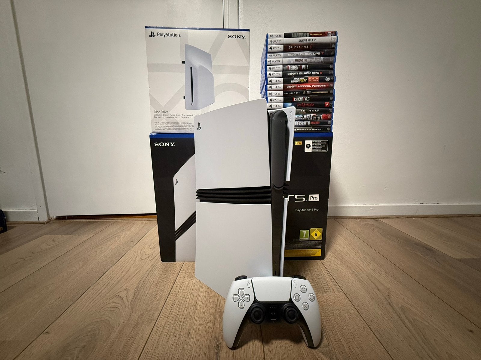 Playstation 5 Pro - 2TB - Games - Disc Drive, Ophalen of Verzenden, Zo goed als nieuw, Playstation 5