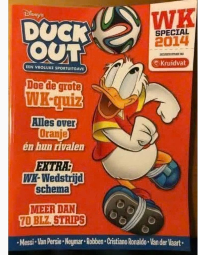 duck out wk special 2014 Stripboek, Boeken, Eén stripboek, Ophalen, Zo goed als nieuw