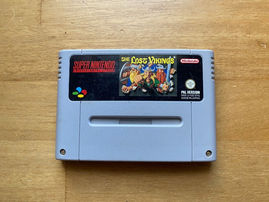The lost vikings snes noe, Avontuur en Actie, 1 speler, Ophalen of Verzenden, Zo goed als nieuw