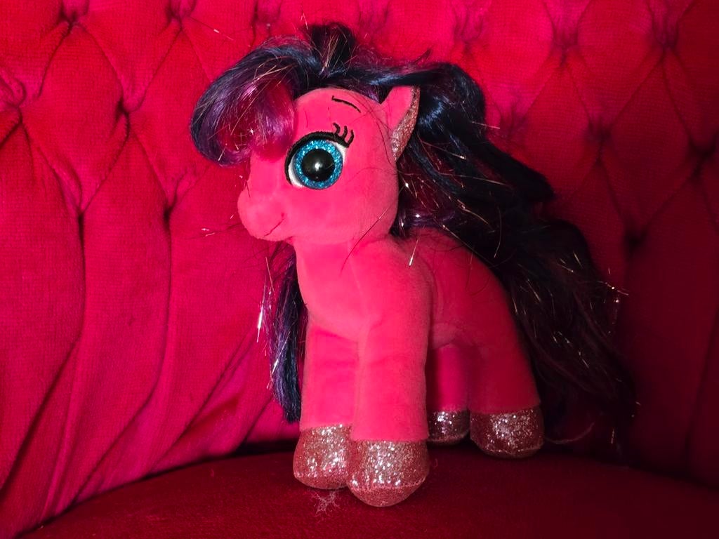 TY Beanie Boo Knuffel Pony Ruby, Paard, Overige karakters, Ophalen of Verzenden, Zo goed als nieuw