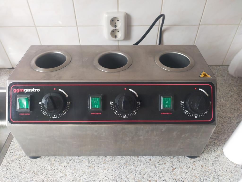 GGMgastro Triple Sausverwarmer, Ophalen of Verzenden