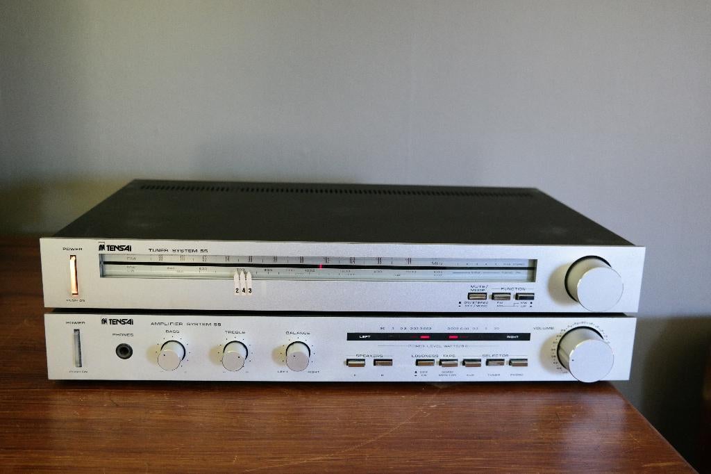 Tensai Tuner en Amplifier System 55, Ophalen of Verzenden, Gebruikt, 120 watt of meer, Overige merken