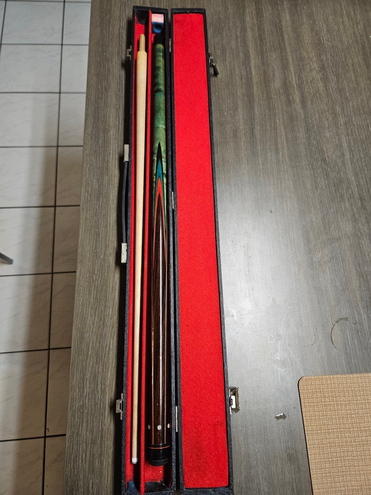 biljartkeu te koop, Ophalen of Verzenden, Gebruikt, Keu of Ballen