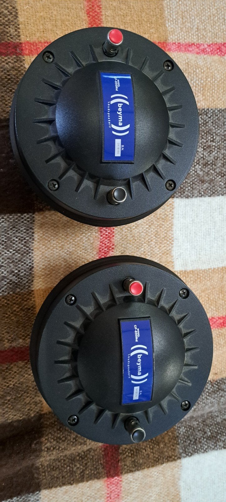 Set van 2 Beyma CP850nd 2" compressiedrivers, Ophalen of Verzenden, Gebruikt, Overige typen, Overige merken