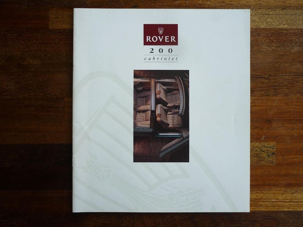 Rover 200 Cabriolet (1992, Engels), Ophalen of Verzenden, Nieuw, Overige merken