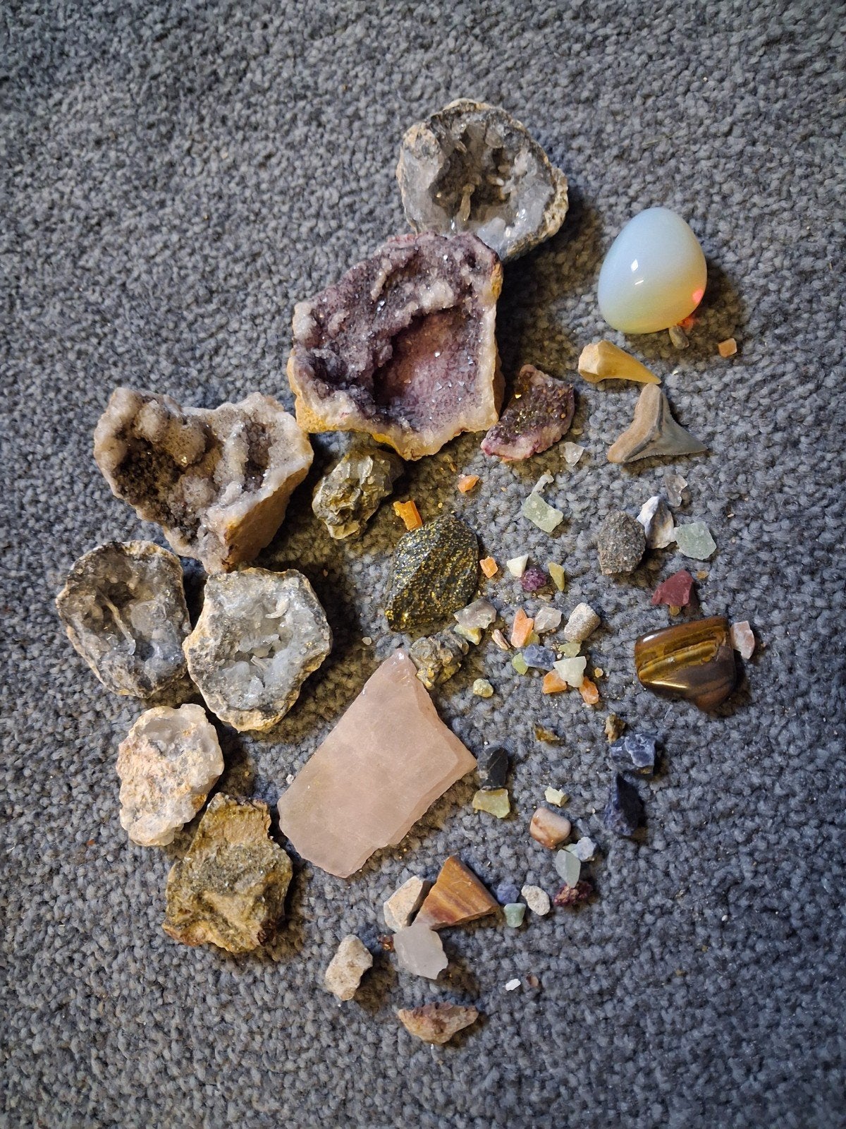 Diverse verzameling van mineralen en edelstenen, Ophalen of Verzenden