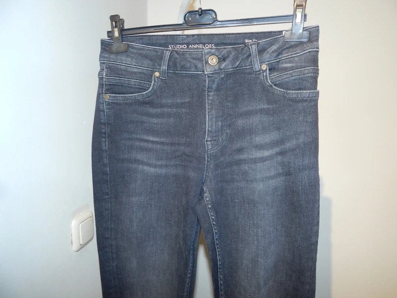 Studio Anneloes zwarte slim fit broek Nieuw met labels S, Studio Anneloes, Verzenden, Zwart, Nieuw