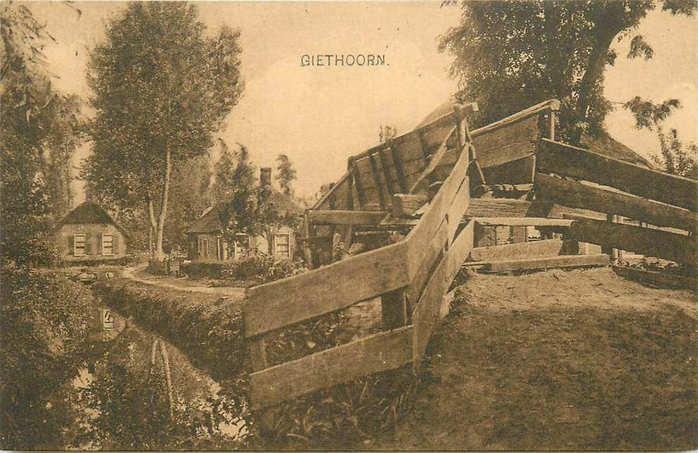 304-254-047 Giethoorn, Verzenden, Voor 1920, Overijssel