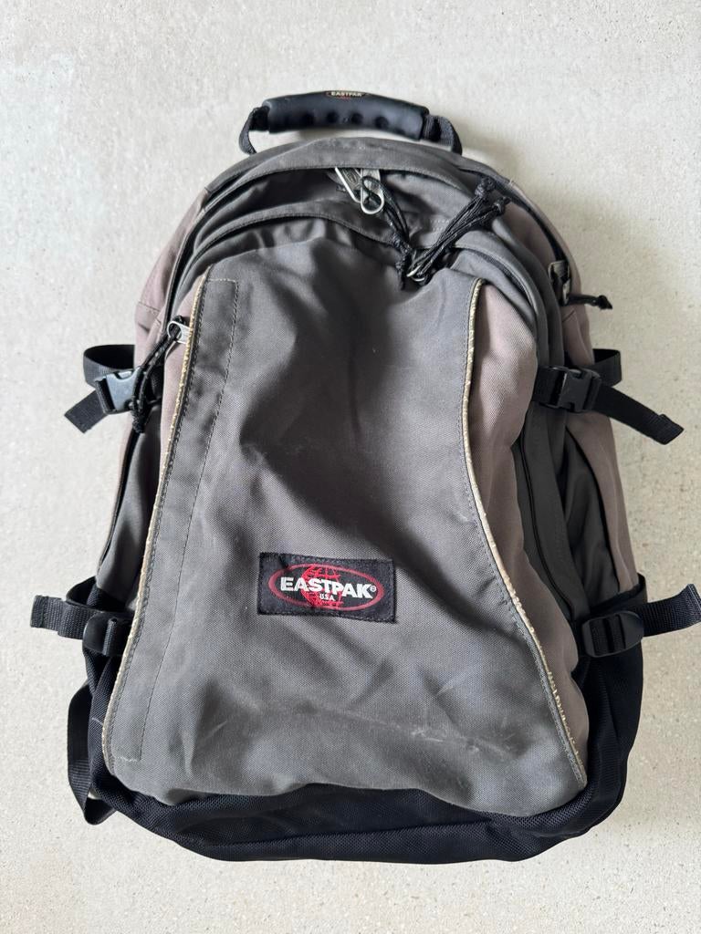 Eastpak Rugzak - zwart/groen, met laptop sleeve, Rugtas, 40 tot 50 cm, Ophalen of Verzenden, Groen