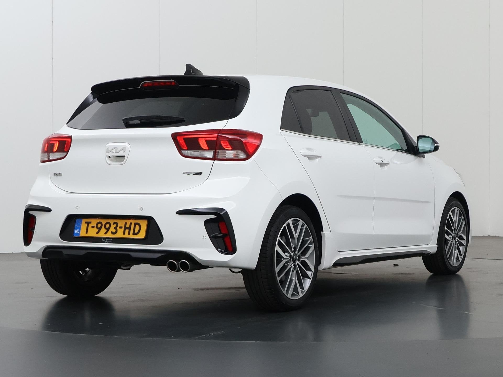 Kia Rio 1.0 T-GDi MHEV GT-Line | Panoramadak | Stoel/Stuurwi, Voorwielaandrijving, Gebruikt, Leder en Stof, Origineel Nederlands