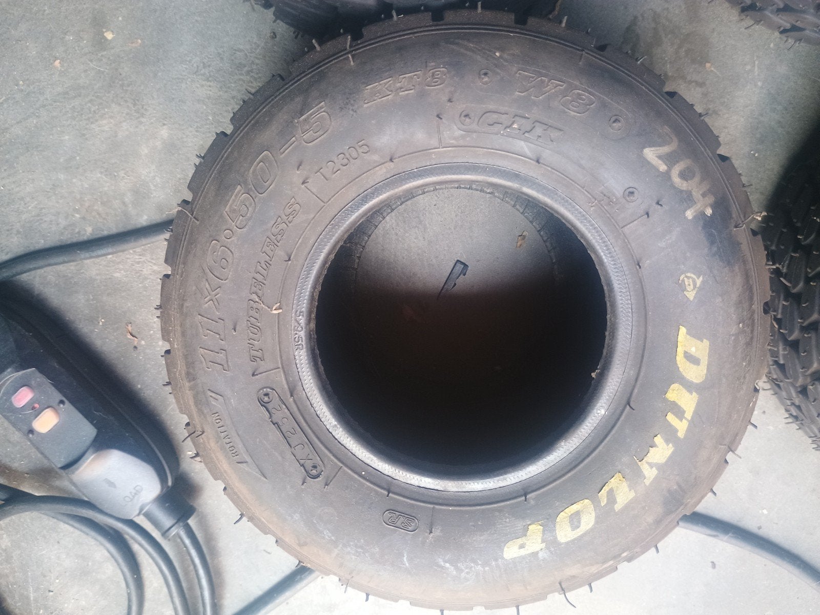 regenbanden Dunlop 10x4.50-5 en 11x6.50-5, Sport en Fitness, Ophalen, Nieuw, Kart