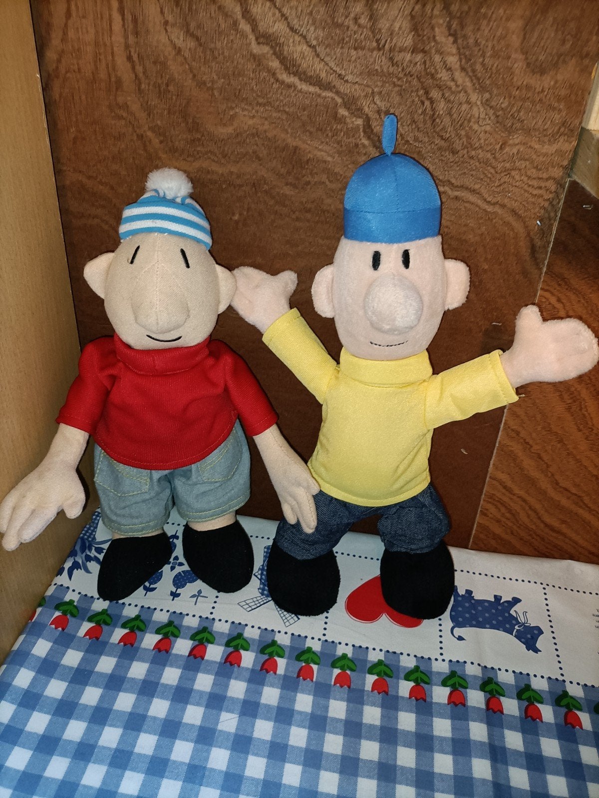 Buurman en Buurman knuffels 32 cm voor in de bus vrachtwagen, Ophalen of Verzenden, Zo goed als nieuw, Overige typen