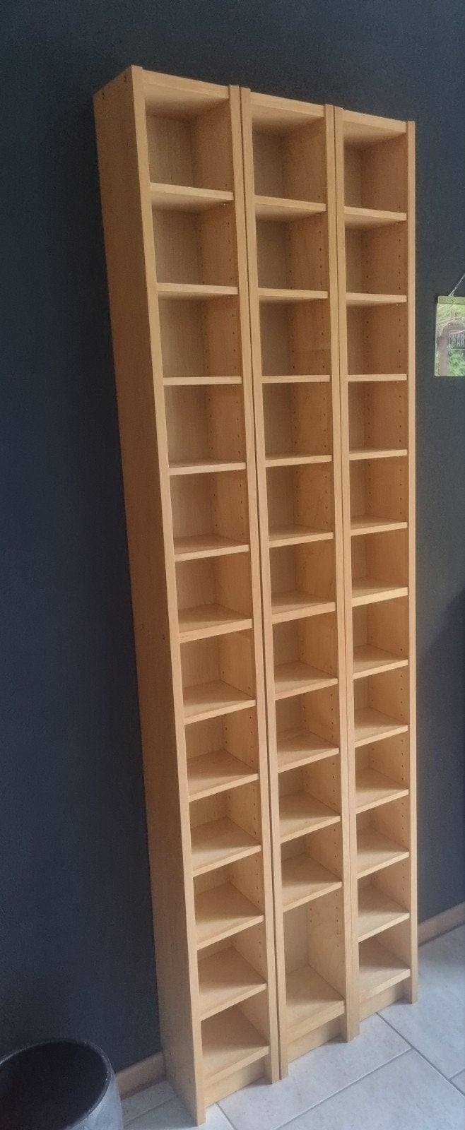 Set van 3 IKEA CD opbergrekken - Houten CD-torens, Ophalen, Gebruikt, 150 discs of meer, Cd's