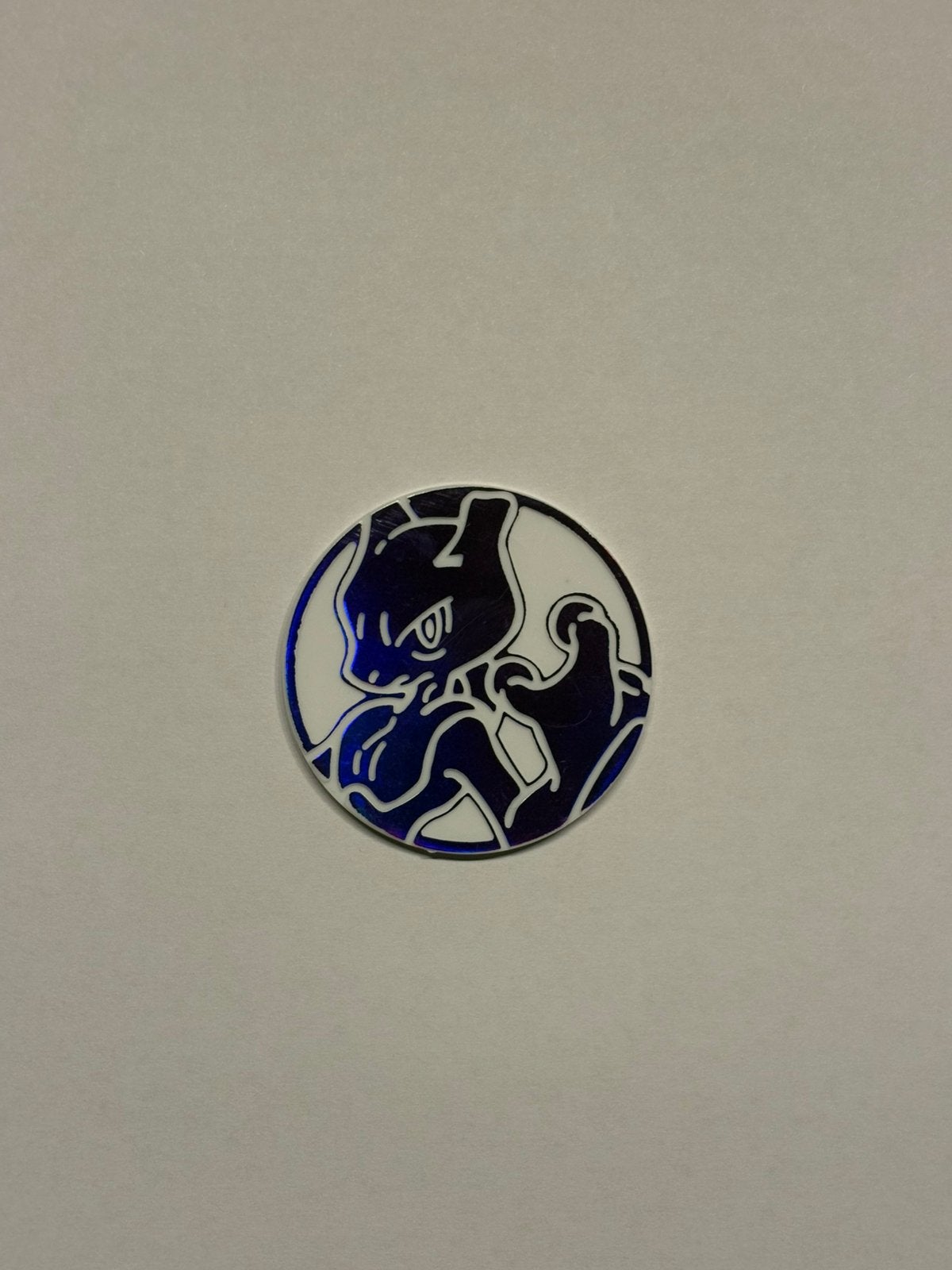Pokémon Mewtwo holografische munt / coin – TCG, Ophalen, Zo goed als nieuw
