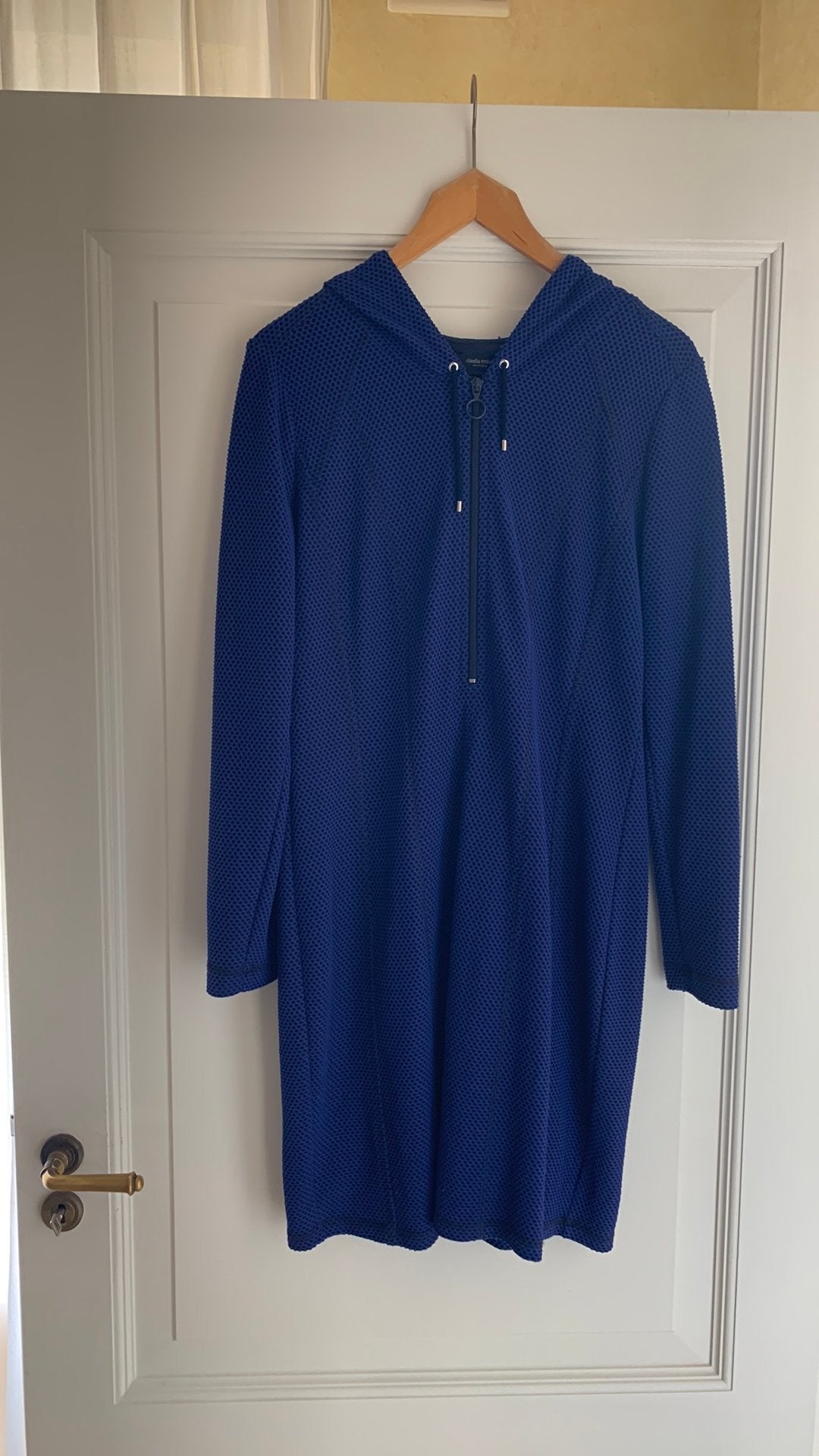 Jurk Claudia strater maat 44, Blauw, Maat 42/44 (L), Ophalen of Verzenden, Zo goed als nieuw