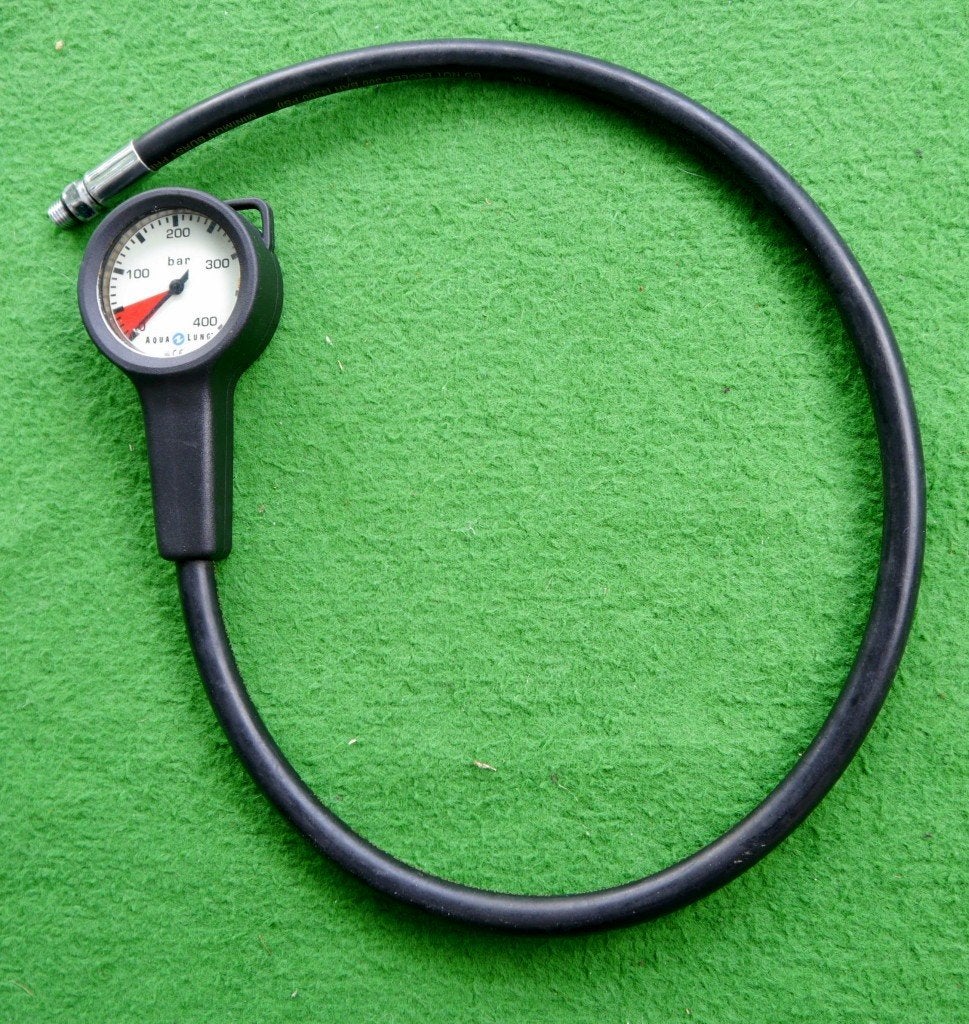 Aqua Lung manometer voor duikset - 400 Bar!, Watersport en Boten, Duiken, Ophalen of Verzenden, Zo goed als nieuw, Overige typen