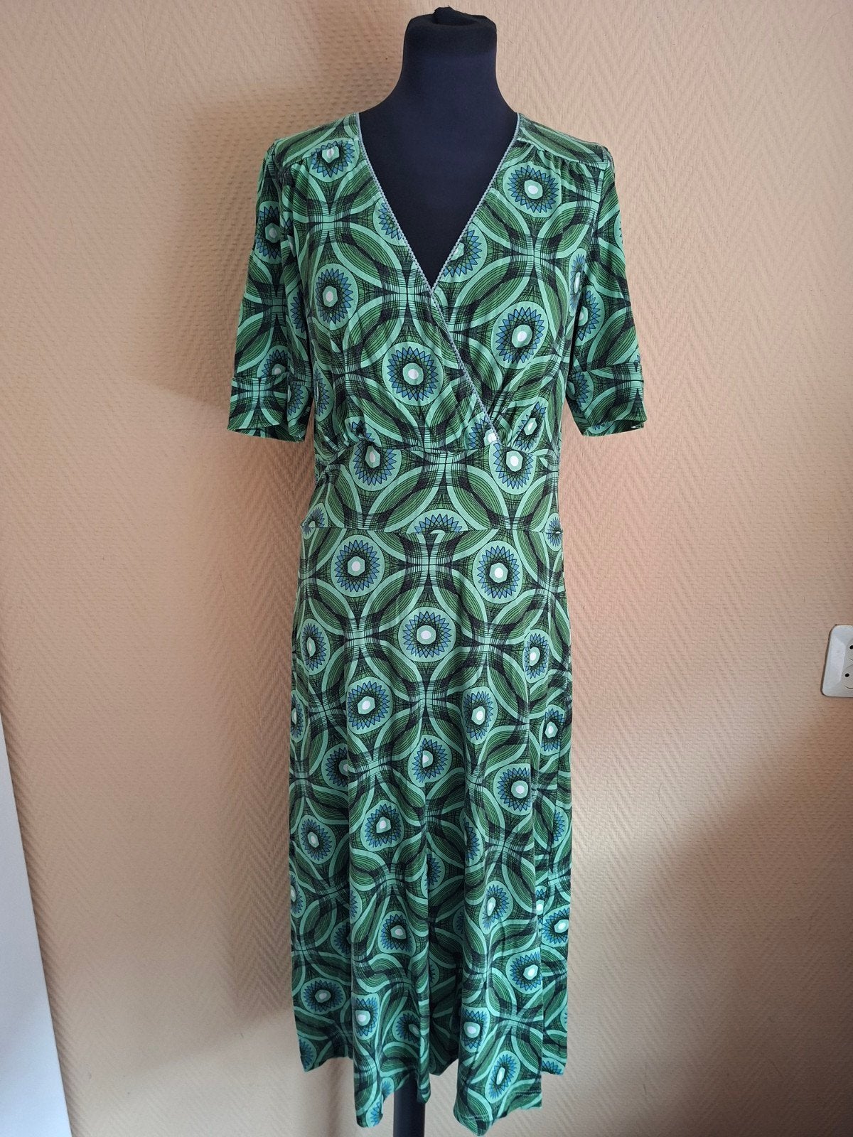 Prachtige Tante Betsy Jurk Maat M, Kleding | Dames, Maat 38/40 (M), Tante Betsy, Ophalen of Verzenden, Knielengte