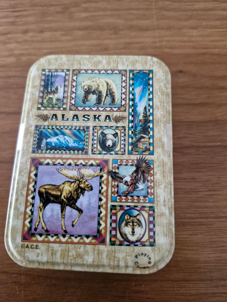 Blik Alaska Speelkaarten, Ophalen of Verzenden, Zo goed als nieuw, Speelkaart(en)