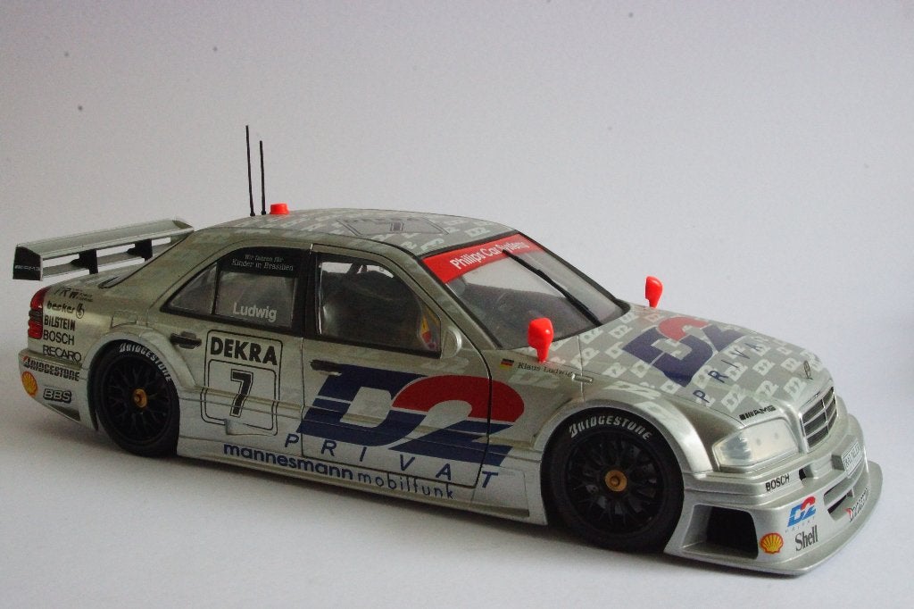 Minichamps 1:18 1994 Mercedes C DTM Ludwig #7, Hobby en Vrije tijd, Ophalen of Verzenden, Zo goed als nieuw, Auto, MiniChamps