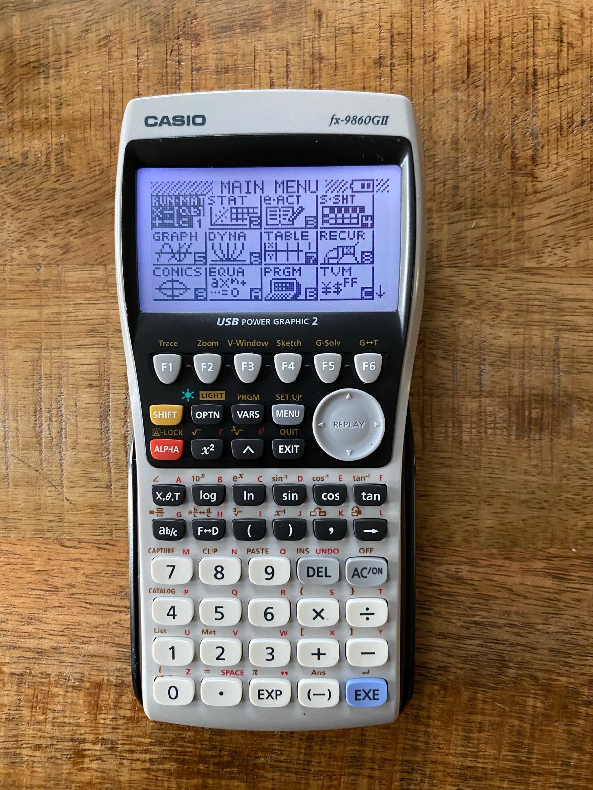 Casio fx-9860GII grafische rekenmachine, Diversen, Ophalen of Verzenden, Zo goed als nieuw