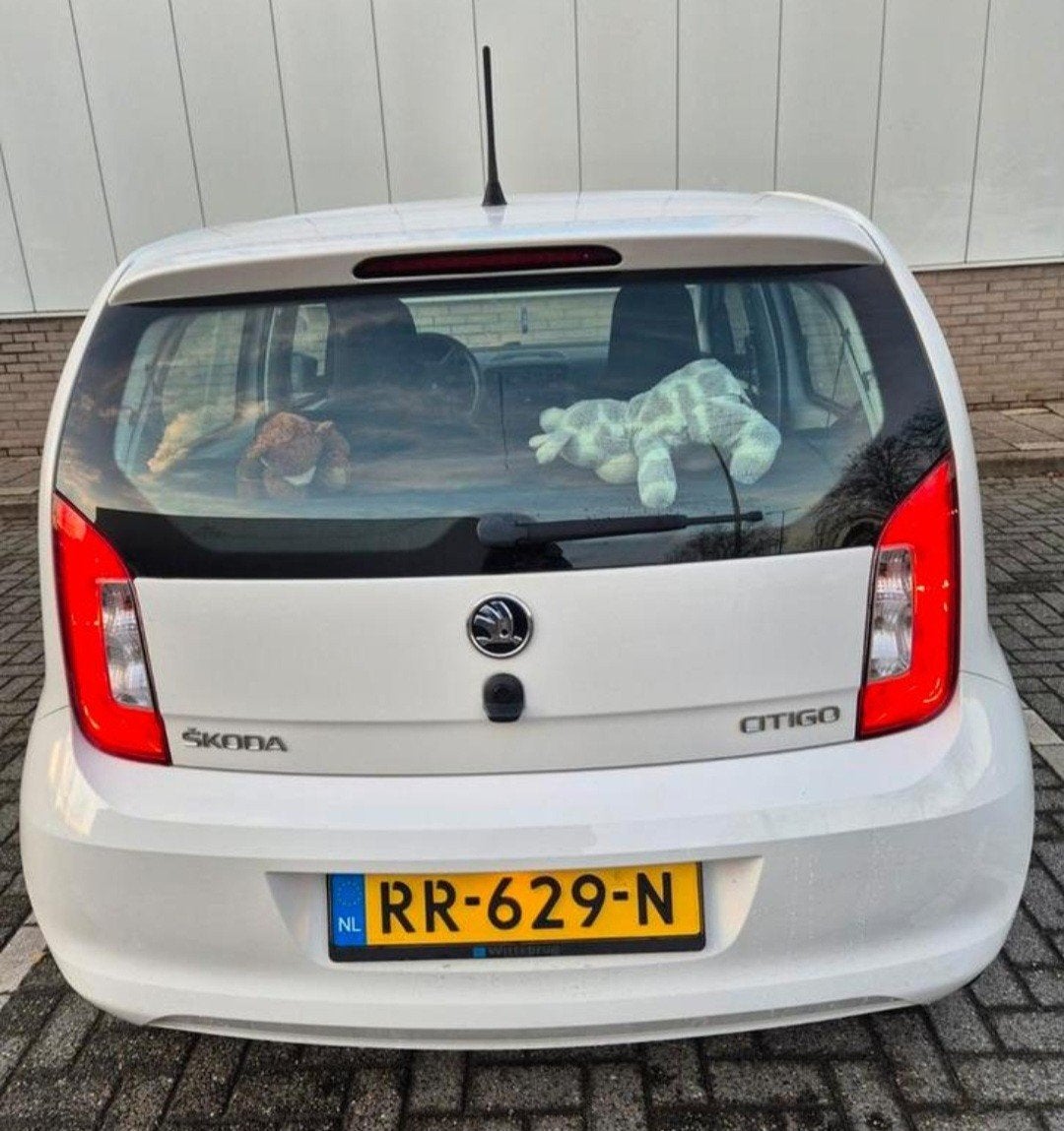 Skoda Citigo 1.0 60pk Greentech 2018 Wit, Auto's, Voorwielaandrijving, Stof, Zwart, 4 stoelen