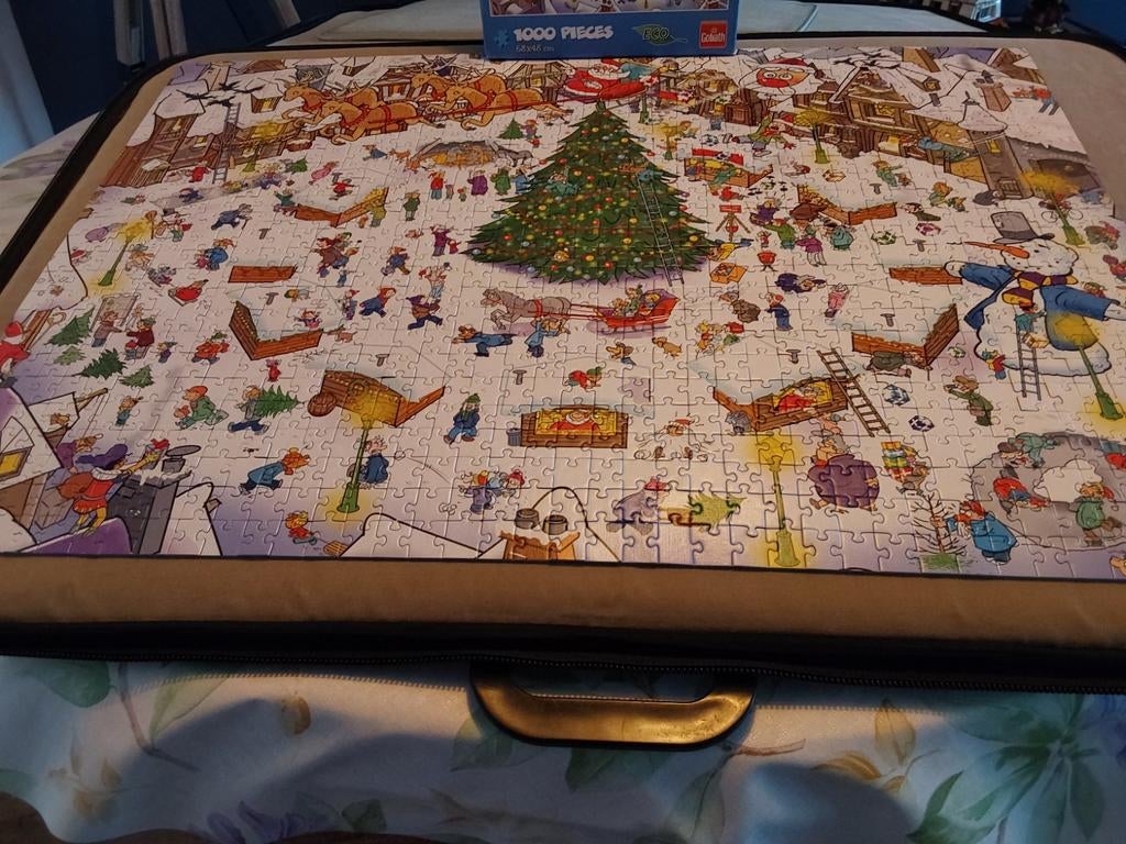 Thats life kerst, Hobby en Vrije tijd, Denksport en Puzzels, Ophalen, 500 t/m 1500 stukjes, Gebruikt, Legpuzzel