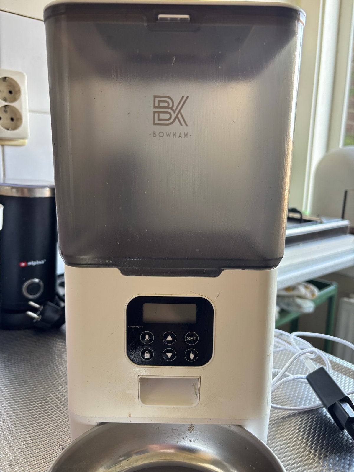 Automatische kattenvoerbak, Dieren en Toebehoren, Kattenvoerbakken en Drinkbakken, Ophalen of Verzenden, Automatisch, Zo goed als nieuw