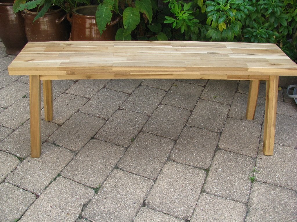 Ikea * ZGAN * Skogsta * bank * acacia hout * voor € 35 *, Ophalen, Zo goed als nieuw, Hout