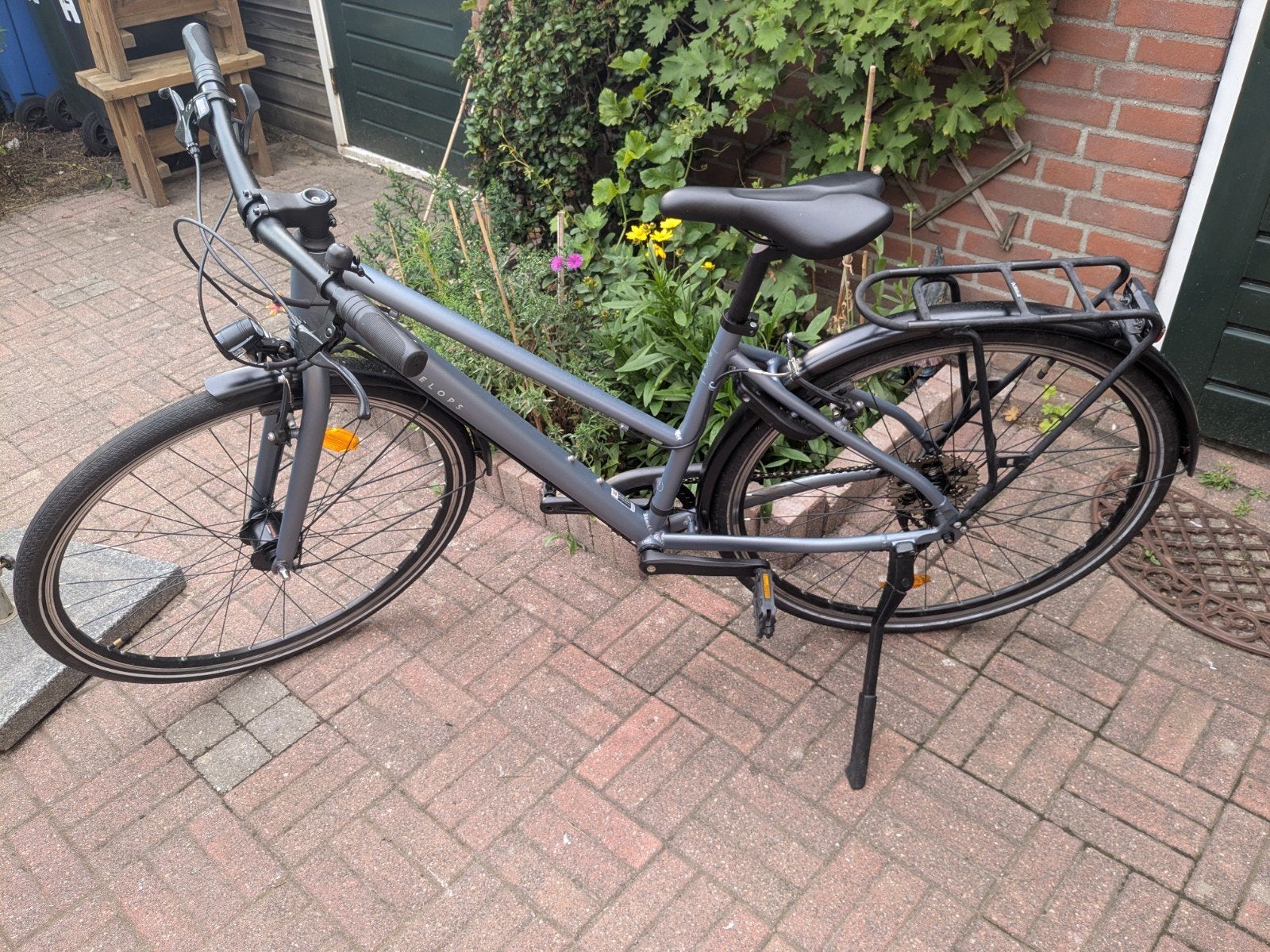 Elops stadsfiets - Maat S (155-164 cm), Gebruikt, 47 tot 50 cm, Versnellingen, Trommelrem