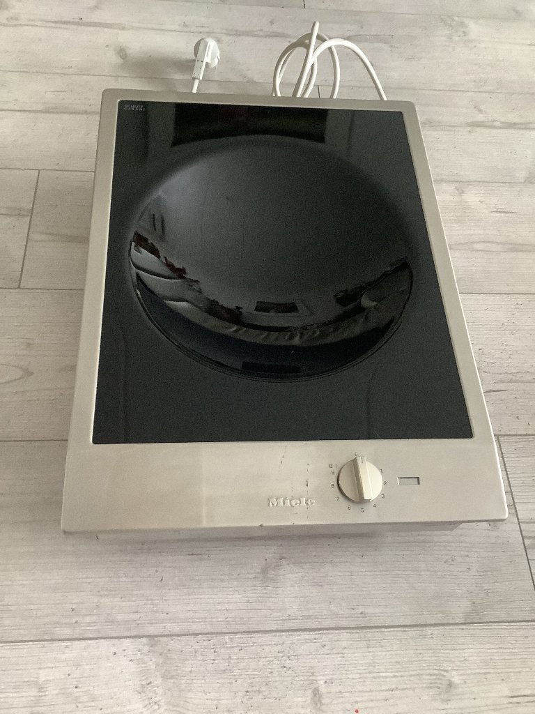 Miele Inductie Wokplaat, Witgoed en Apparatuur, Gebruikt, Inbouw, Inductie, 4 kookzones