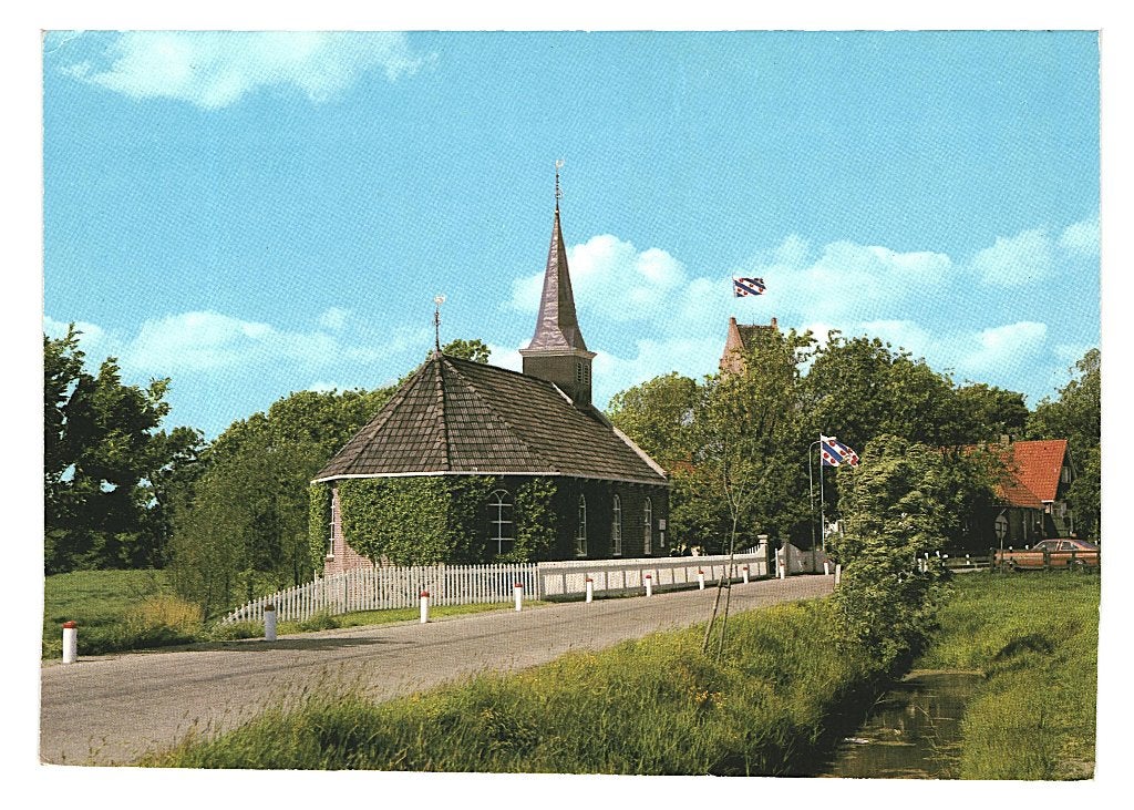 38435	Allingawier	Friesland	 	_Nette oude kaart Onbeschreven, Ophalen of Verzenden, 1960 tot 1980, Ongelopen, Friesland